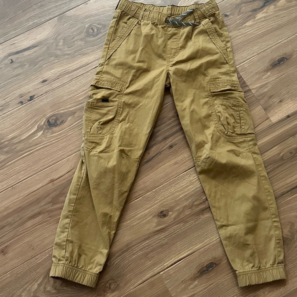 Boys Tan Cargo Pants